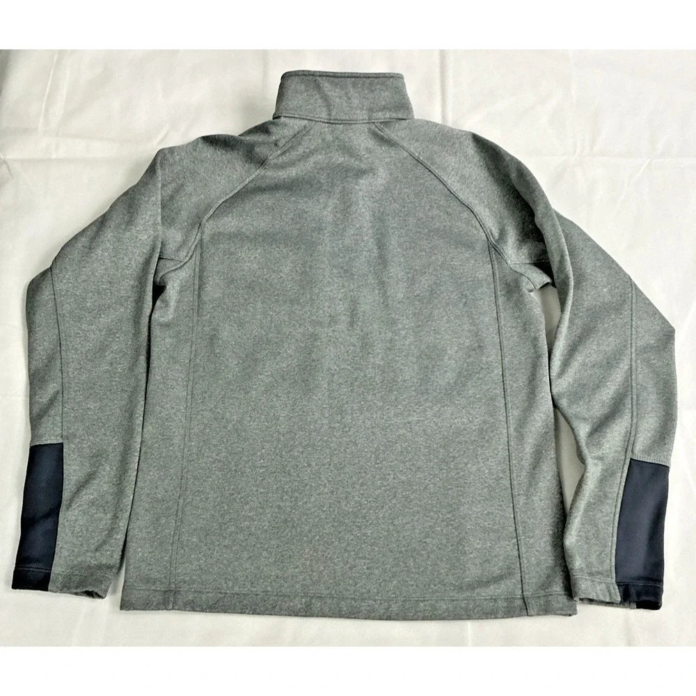 The North Face Canyonlands 1/2 Zip Pullover Fleece Jacket Mens Medium Gray Blue